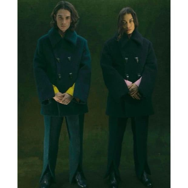 Namacheko AW18 Shetland Wool Peacoat | 후루츠패밀리