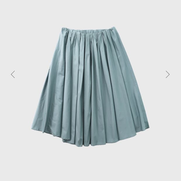 Coyseio double shirring skirt grey 2size | 후루츠패밀리