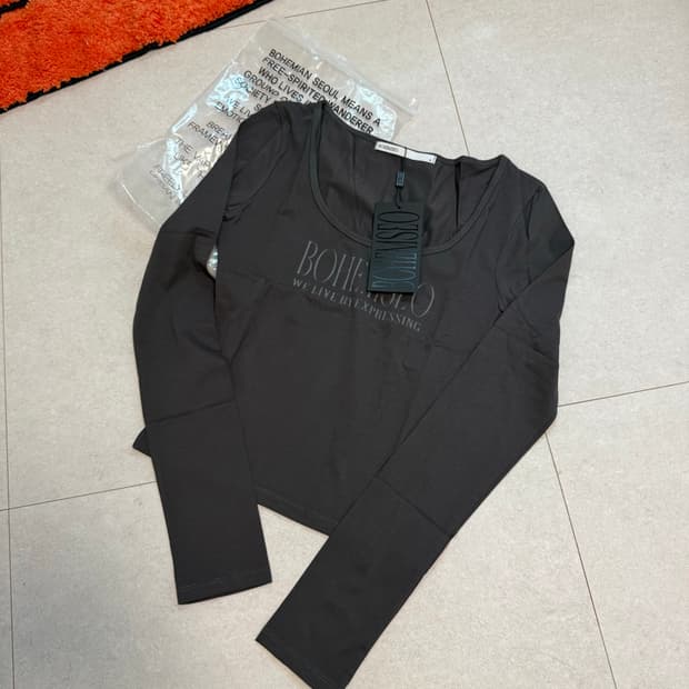 보헤미안서울 SOFT COWL HOOD T 소프트 카울 후드티 그레이 | 후루츠패밀리