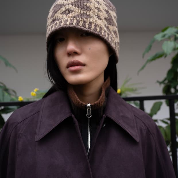 LOWCLASSIC JACQUARD BUCKET BEANIE_BROWN | 후루츠패밀리