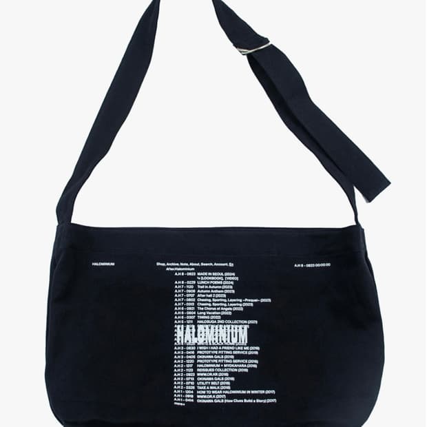 Paloma Wool 10周年限定　トートバッグ 10YEARS BAG-Greyish blue shoulder bag with two pockets