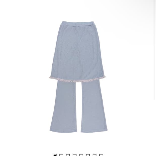 スカート jichoi SS24 DETTACHABLE SKIRT PANTS JICHOI】SS24 LACED SKIRT PANTS ボトムス