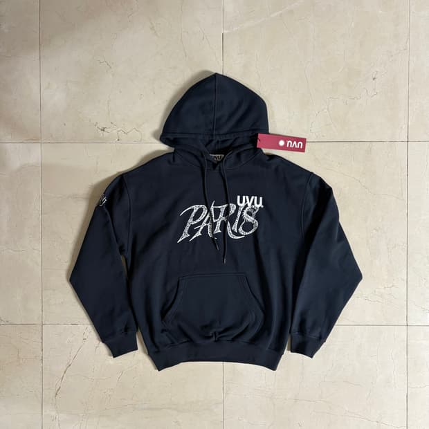 UVU Paris 25 Hoodie Ink Blue | 후루츠패밀리