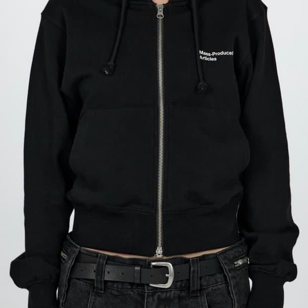 Plastic product MPa HOOD ZIP UP (BLACK) | 후루츠패밀리
