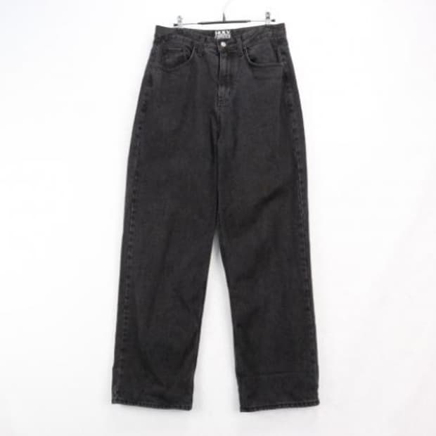 NOREMID RIGIT SUPER BAGGY DENIM – BLACK | 후루츠패밀리