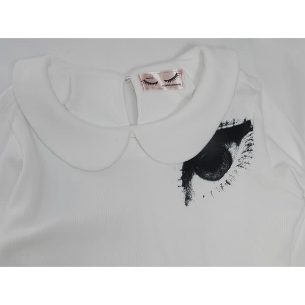 【yiyounggyeoung】girl's Eye collar T yiyounggyeoung 이영경 girl's Eye collar T | 후루츠패밀리