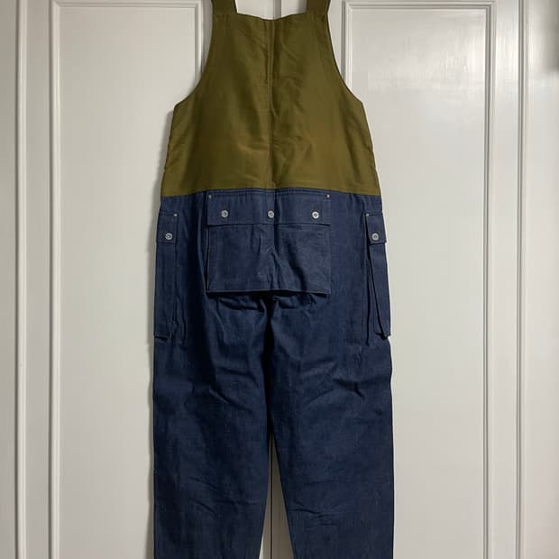 Nigel Cabourn LYBRO Naval Dungaree Split | 후루츠패밀리