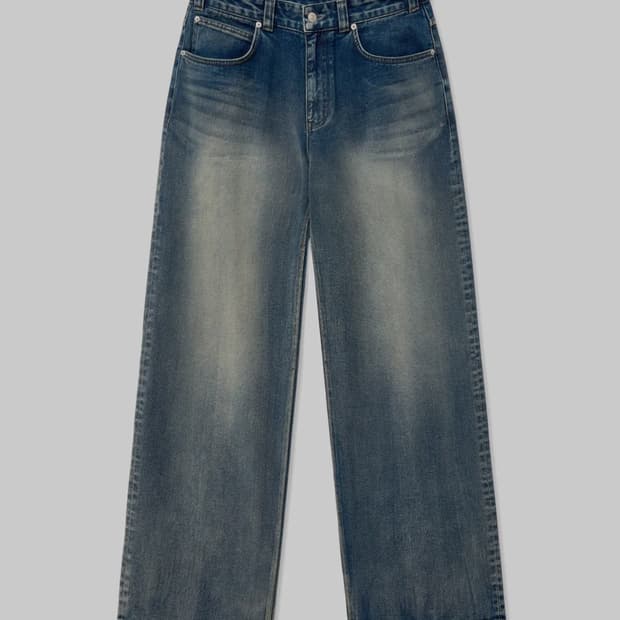 30] cantate denim 1955 trousers bleach | 후루츠패밀리