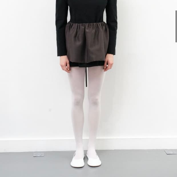 AMOMENTO SHIRRING ORGANZA BELT SKIRT | 후루츠패밀리