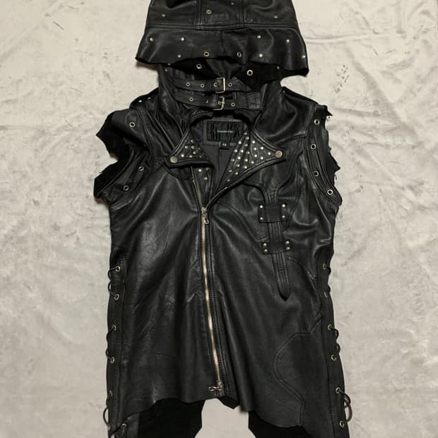 Share Spirit - Goat leather rider jacket | 후루츠패밀리