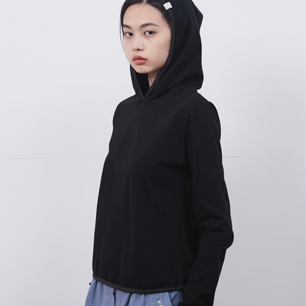 Miseki seoul Cowl neck botton hoodie | 후루츠패밀리