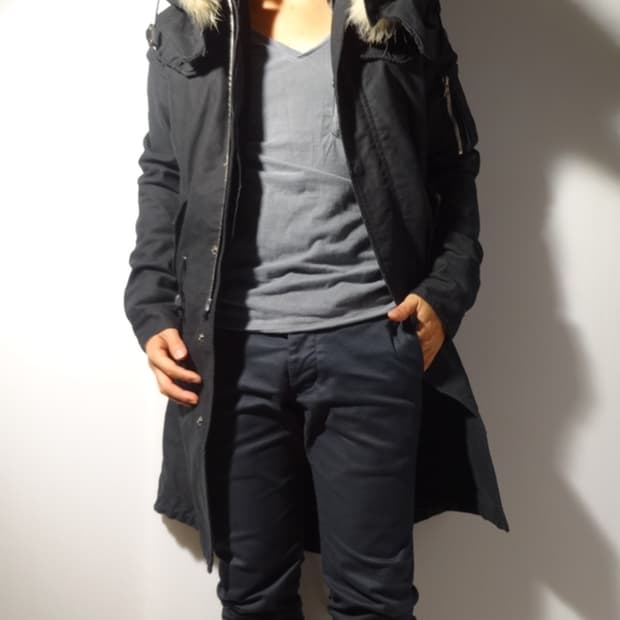 WJK Distressed riri Zip Hoodie | 후루츠패밀리