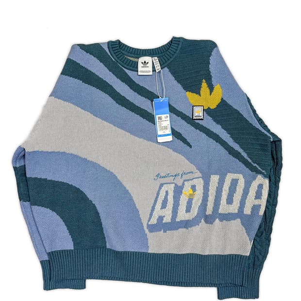 23AW/stussy Fuzzy Lattice Crew | 후루츠패밀리