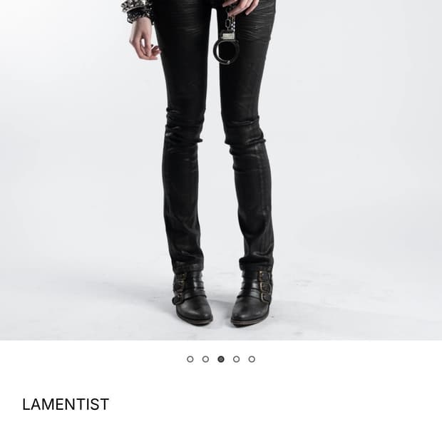 lamentist waxed skinny jeans 왁스진 데님진 | 후루츠패밀리