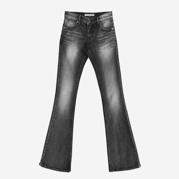 BOHEMSEO Boots Cut Denim Pants Gray | 후루츠패밀리
