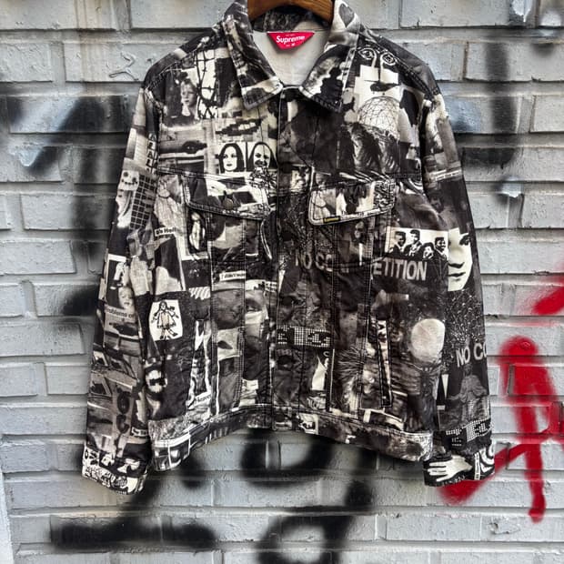 Supreme Hooded Zip Up Thermal Black | 후루츠패밀리