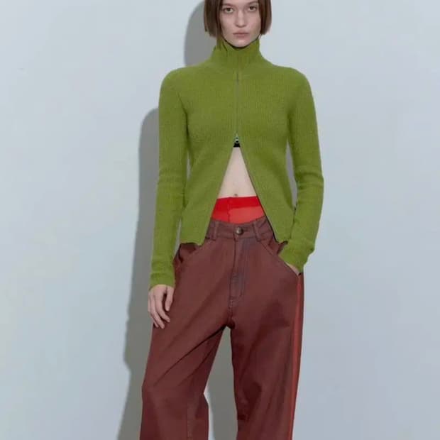 openyy【OPEN Yy】 CHUNKY KNIT VEST : BROWN Open yy 오픈yy chunky knit vest brown M | 후루츠패밀리