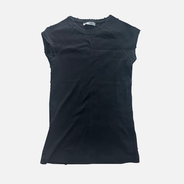 Hyein seo Track Tee w ／ Strap（Hyein Seo Strap Knit Top
