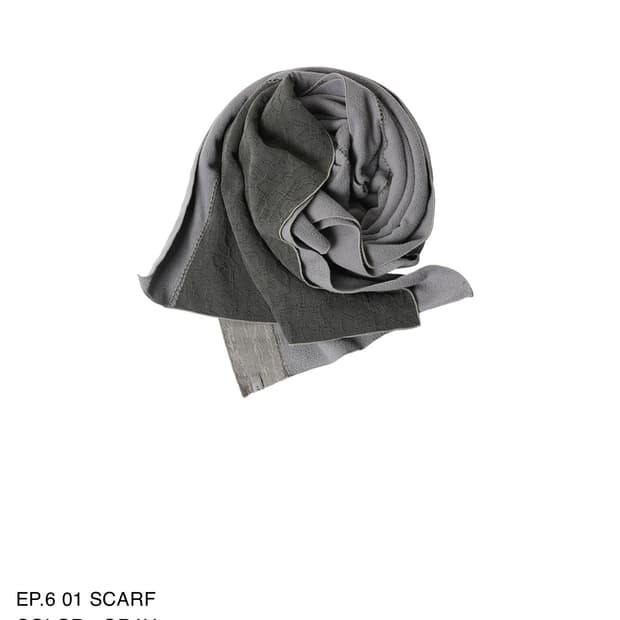 小物 Xlim ep6 scarf grey XLIM Xlim ep.6 01 scarf gray