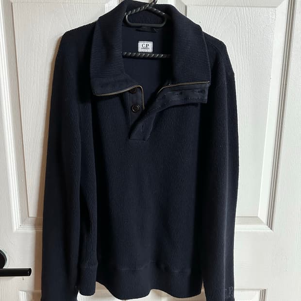 C.P. Company C.P. COMPANY Half-Zip Knit Pullover Made