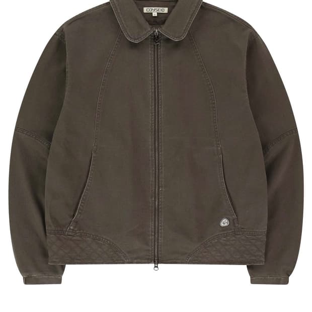 ジャケット・アウター COYSEIO ROUND COLLAR STITCH JACKET ROUND COLLAR STITCH JACKET BLUE GREY - coyseio