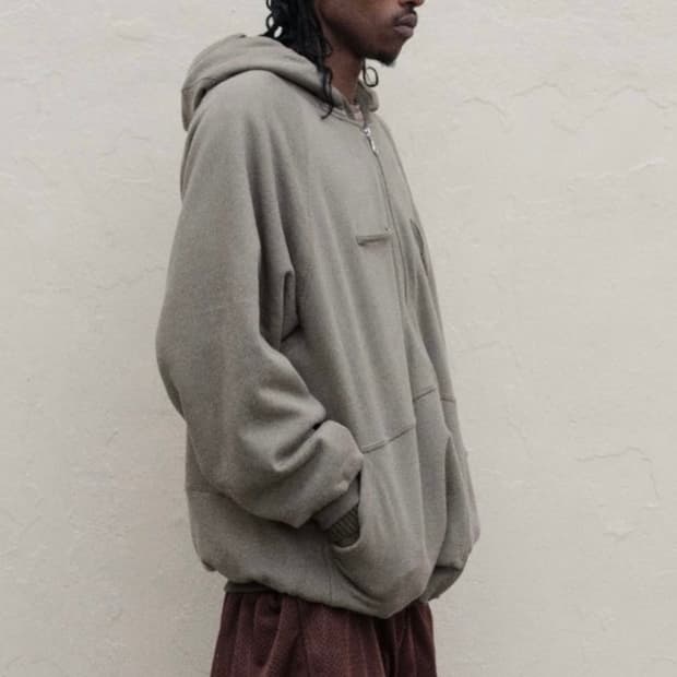 S] bryan jimenez MK hoodie khaki | 후루츠패밀리