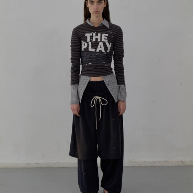 OPEN YY LAYERED KNEE SOCKS PANTS | 후루츠패밀리