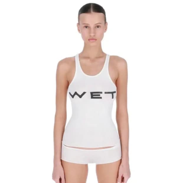 Yzy mowalola wet tank 이지 나시 | 후루츠패밀리