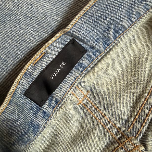 VUJADE MILES RELAXED-FIT JEANS Lサイズ Vuja Dé MILES RELAXED-FIT JEANS M BLUE vujade miles relaxed fit