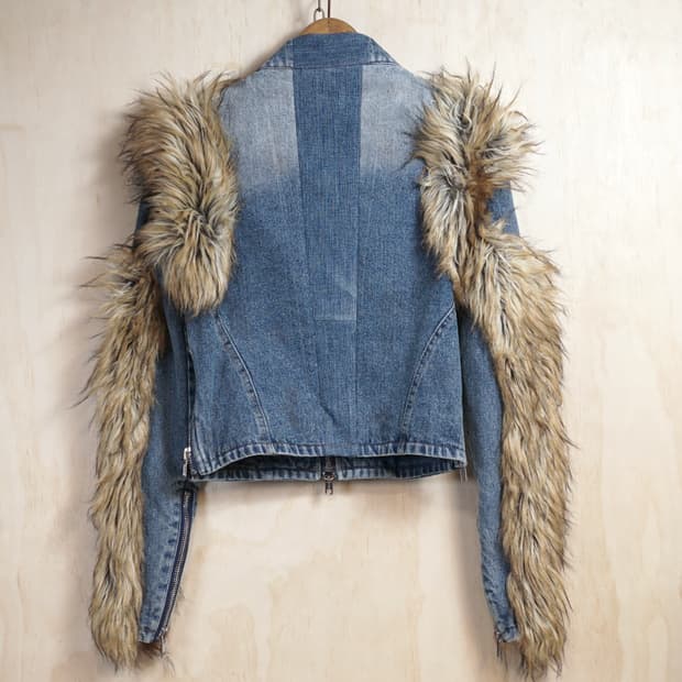 NO FAITH STUDIOS ASTRO FUR BOMBER JACKET | 후루츠패밀리
