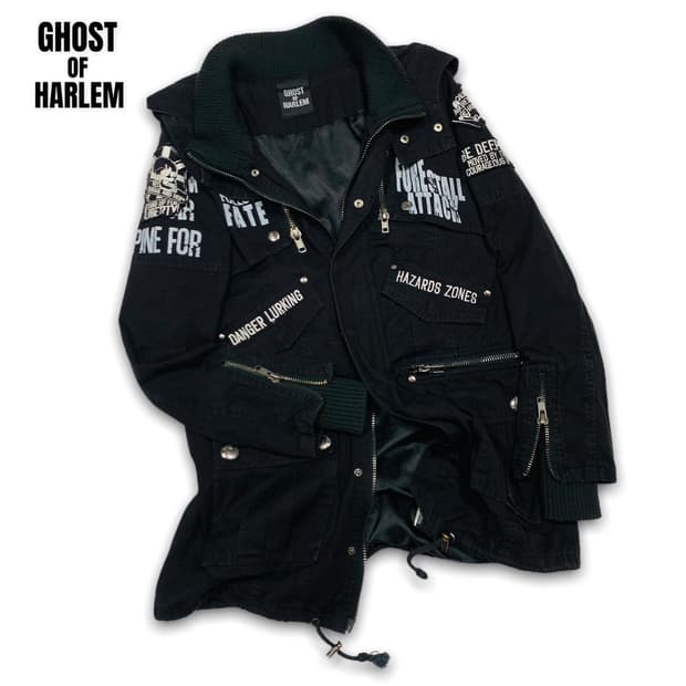 Ghost of Harlem black Jacket | 후루츠패밀리