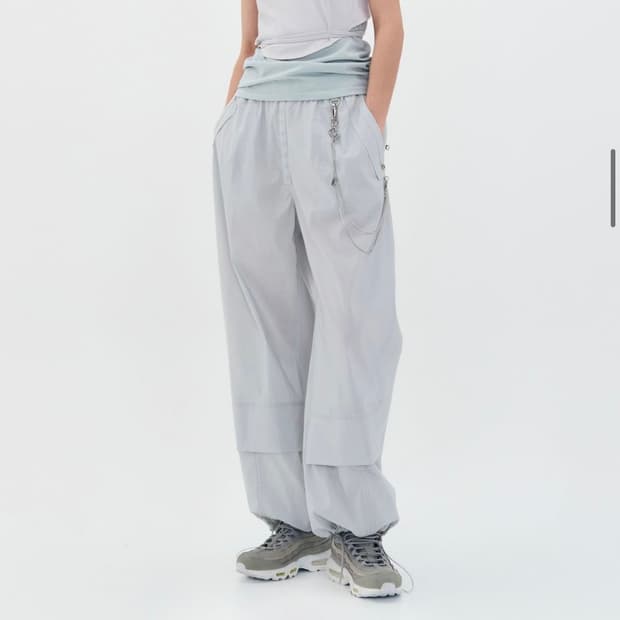 로우클래식 LOW RISE BANDING PANTS - SILVER L | 후루츠패밀리