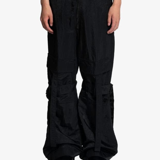 [L.E.E.Y] SOLID POCKET WIDE BANDING PANTS ★大人気★ leey SOLID POCKET WIDE BANDING PANTS | 후루츠패밀리