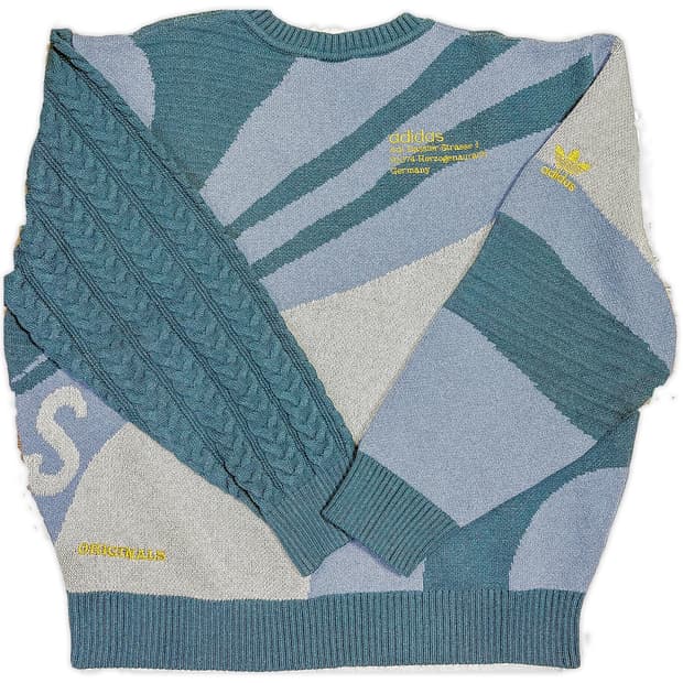 23AW/stussy Fuzzy Lattice Crew | 후루츠패밀리