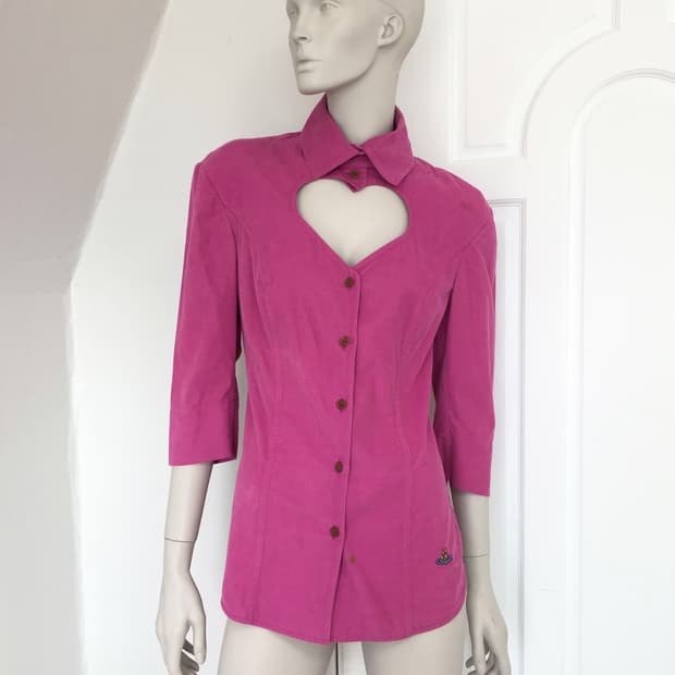Vivienne Westwood Viviennewestwood Heart cut out shirt