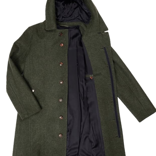 Namacheko AW18 Shetland Wool Peacoat | 후루츠패밀리