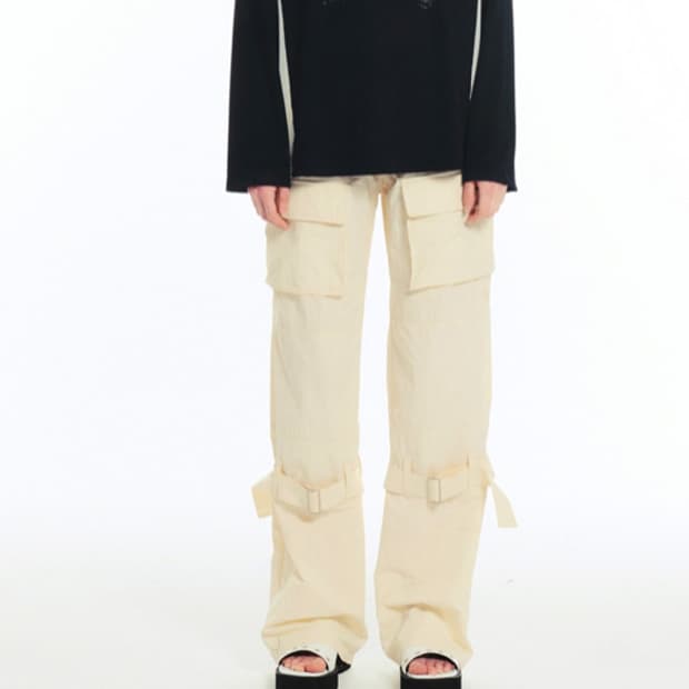 openyy camo rolled waist cargo pants 카고 | 후루츠패밀리