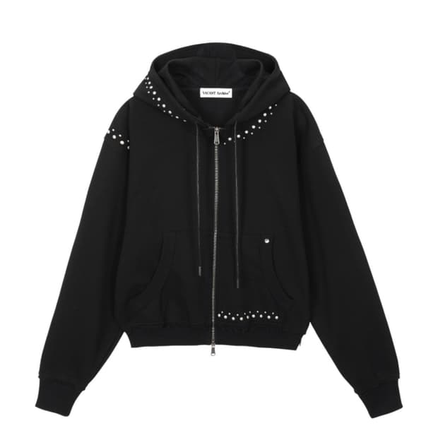 Open yy fur zipper hood ma1 black | 후루츠패밀리