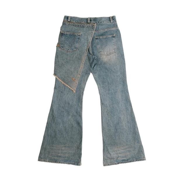 ifeellucky - Denim Bootscut skirt pants | 후루츠패밀리
