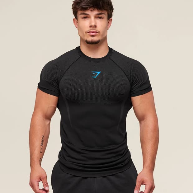 짐샤크 오닉스 5.0 후드 반팔 퍼플/블루 Gymshark onyx v5 | 후루츠패밀리