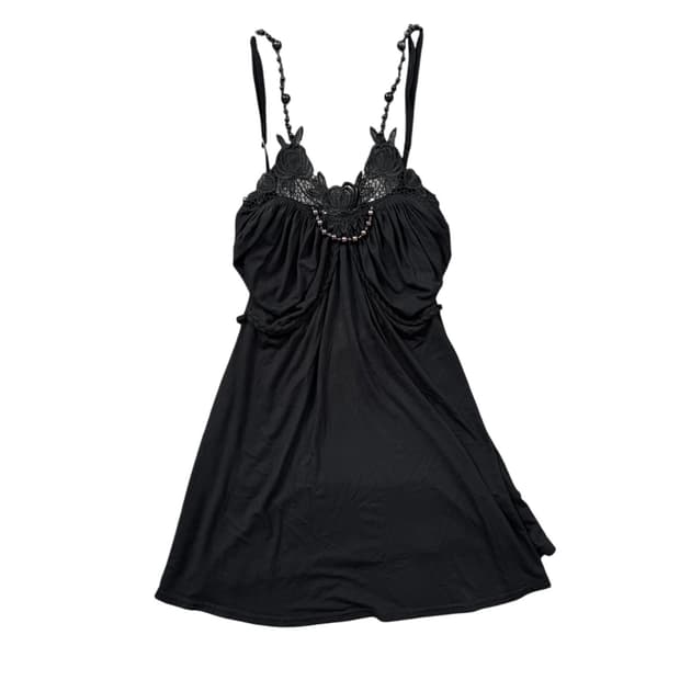 Coyseio Solar Stitch Mini Dress Brown | 후루츠패밀리