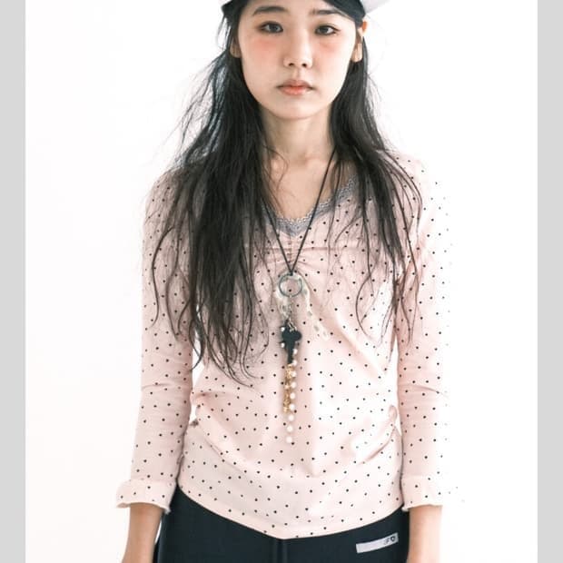 샵페어리 little strawberry lace top (mint) | 후루츠패밀리