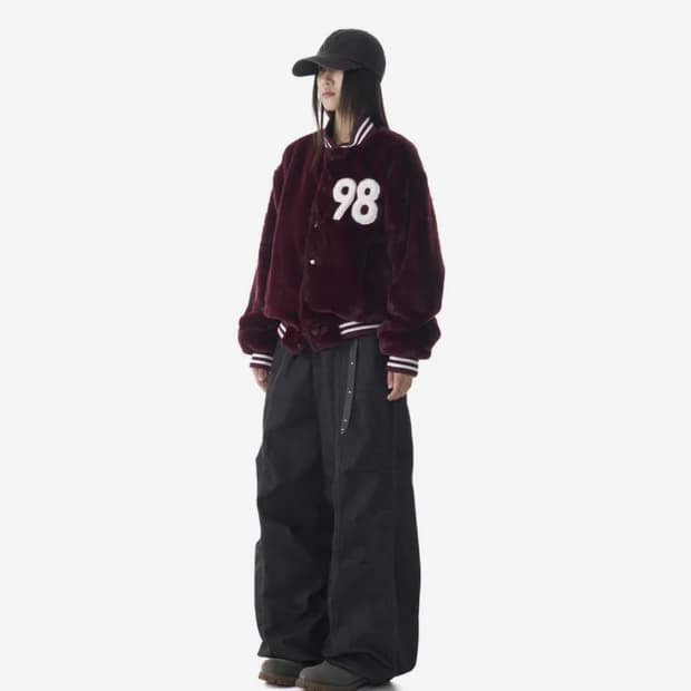 아캄 knee pin-tuck printed denim pants | 후루츠패밀리