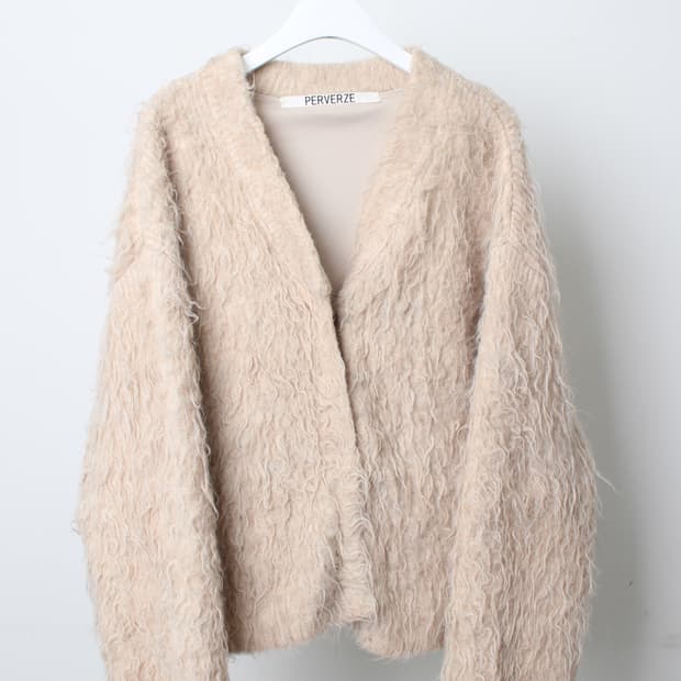 トップス PERVERZE Wave Crash Knit Cardigan Wave Stripe Crash Knit - Black — CLASH