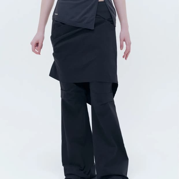 미세키서울 Pocket cargo bootscut pants BLACK | 후루츠패밀리