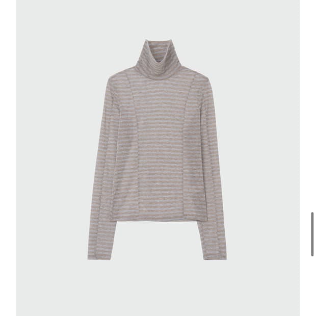 코이세이오 soft bell knit purple grey | 후루츠패밀리