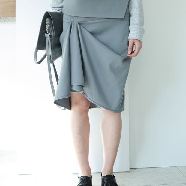 새상품 ulikasanctus brace unbalance skirt | 후루츠패밀리