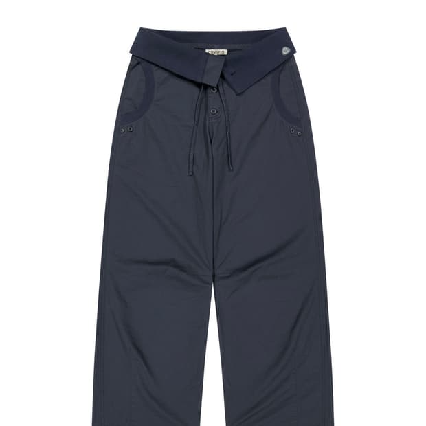 코이세이오(COYSEIO)SHIRRING ROUGH PANTS NAVY | 후루츠패밀리