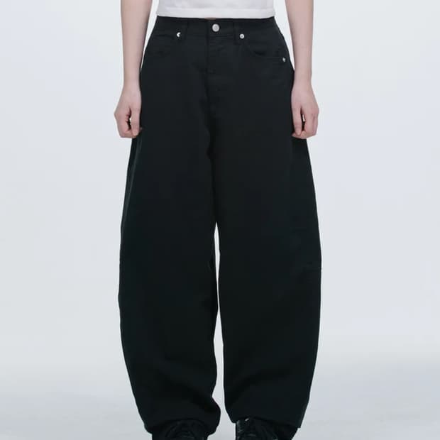 【Miseki SEOUL】25ss Line pocket cargo pants Line pocket cargo pants CHARCOAL - 미세키서울