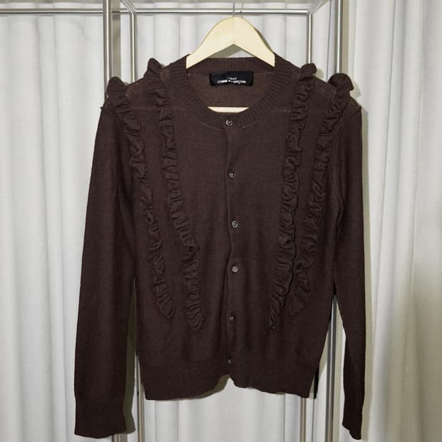 tricot COMME des GARÇONS frill cardigan Comme Des Garçons tricot Frill Cardigan | 후루츠패밀리
